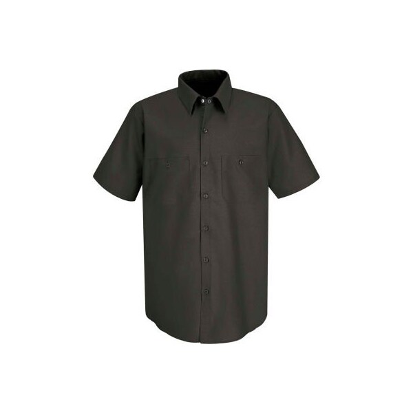 Red Kap Men's Industrial Work Shirt Short Sleeve Charcoal M SP24